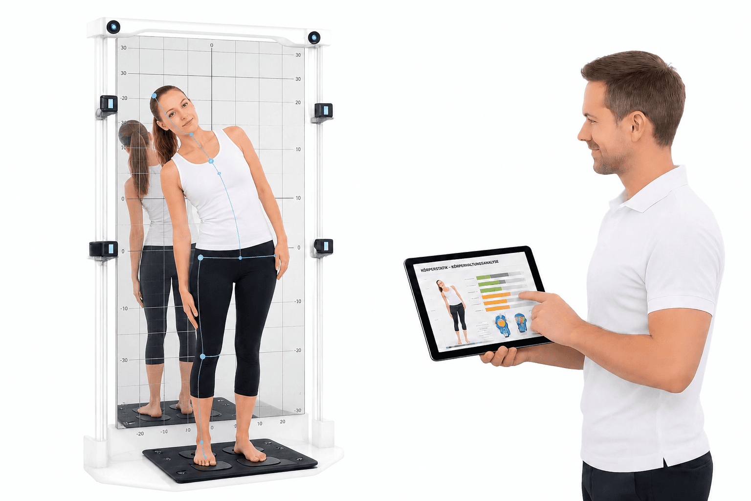 GoPreventive-Beratungssystem auf dem Tablet